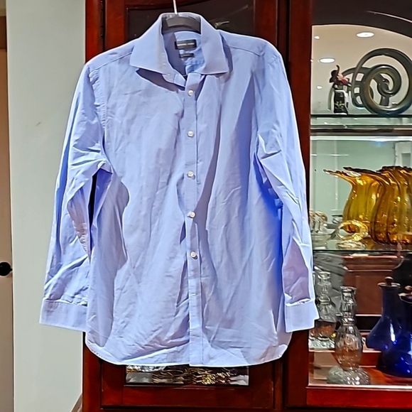 Michael Kors Classic Fit Dress Shirt blue size 15 1/2 32/33 - Picture 1 of 10